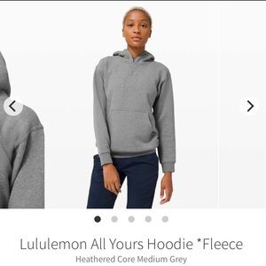 Lululemon All Yours Hoodie *fleece